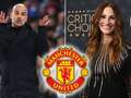 Man Utd respond to Guardiola moaning about Julia Roberts visiting Old Trafford