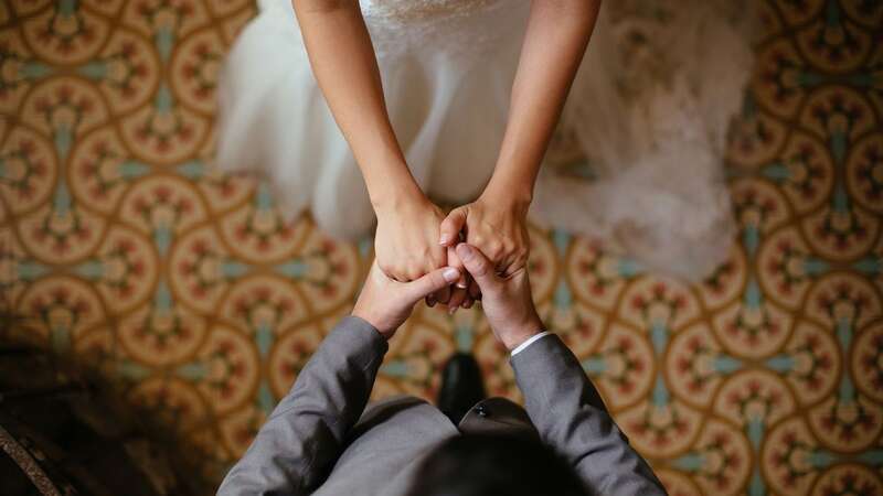 They got married within days of their proposal (Image: Getty Images)