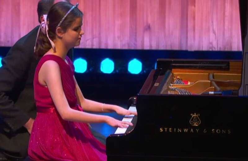 The Piano fans in floods of tears as blind 13 year old gets standing ovation