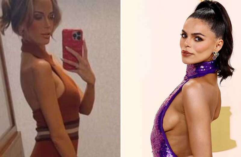 Koepka's Wag Jena shows off sideboob after being inspired by swimsuit model