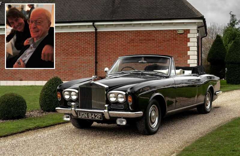 Michael Caine's Rolls-Royce Silver Shadow is sold for eye-watering sum