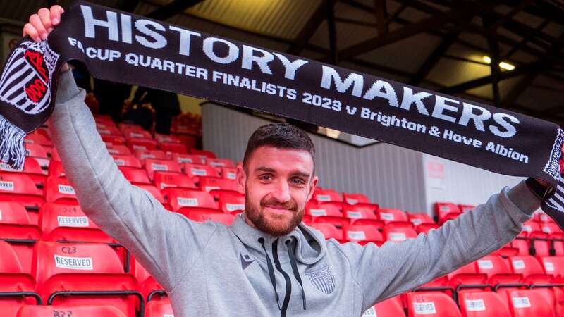 Grimsby captain Luke Waterfall is eyeing another upset against Brighton (Image: Paul David Drabble)