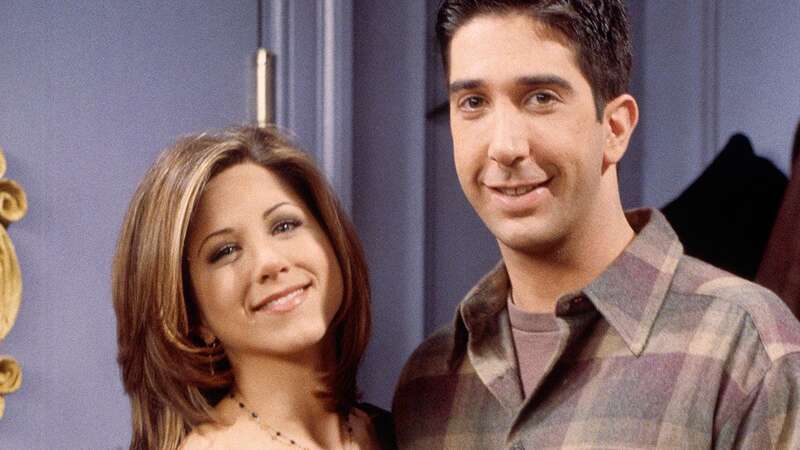 David Schwimmer and Jen Aniston