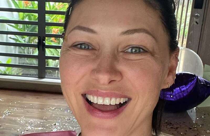 Emma Willis poses in her 'birthday suit' as she marks milestone