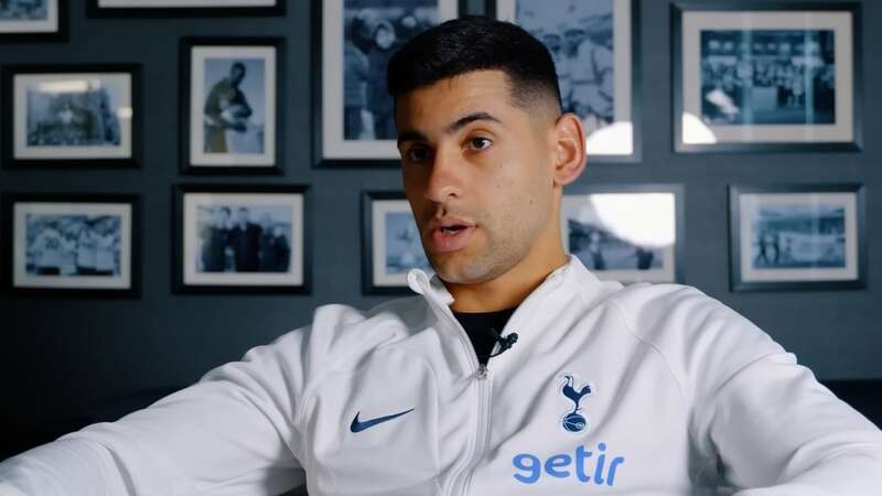 Cristian Romero has aimed a sly dig at Antonio Conte (Image: YouTube/Tottenham)