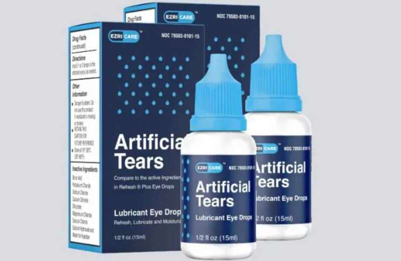 What is Ezricare Artificial Tears and why are the eyedrops being recalled?