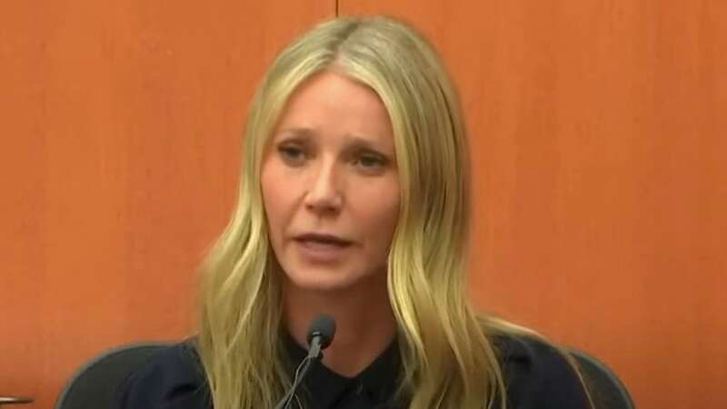 Actress Gwyneth Paltrow testifies in the court case (Image: Sky News)