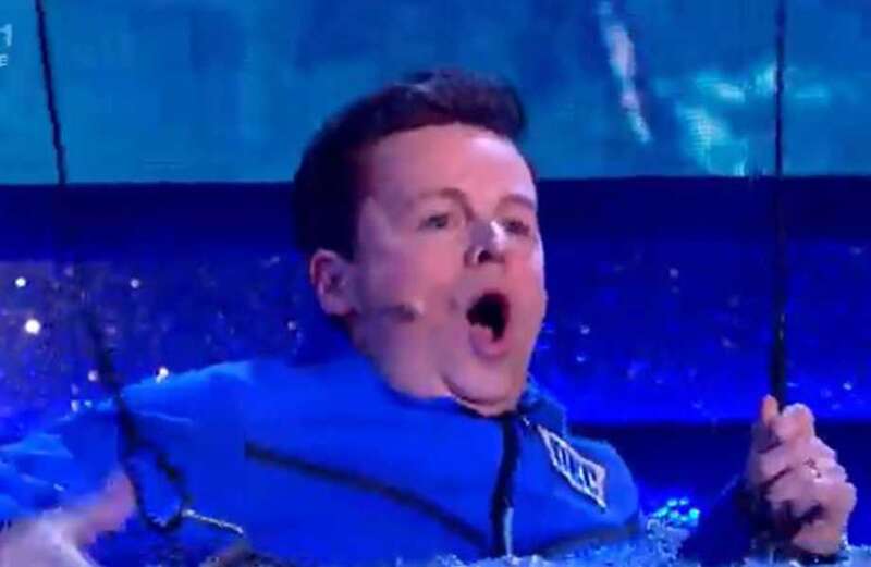 Saturday Night Takeaway viewers in hysterics as Dec is dunked into an ice bath