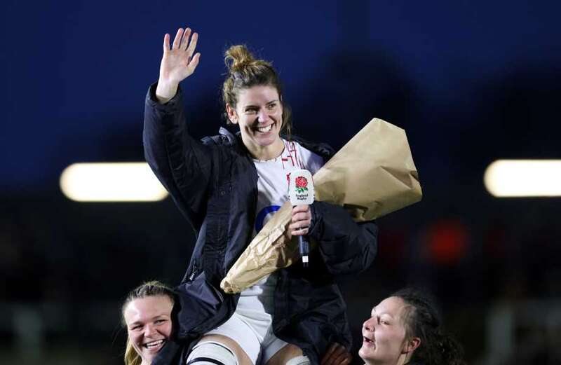 England 58 Scotland 7: Sobbing Sarah Hunter gets dream send-off in ten-try rout