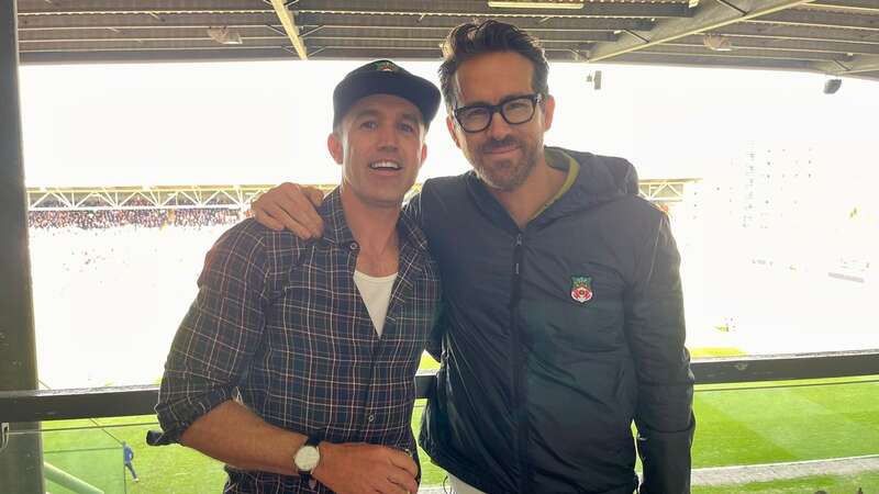 Ryan Reynolds and Rob McElhenney were in town to watch Wrexham