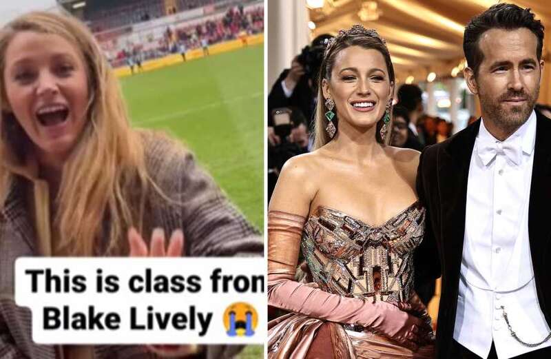 Blake Lively leaves fans in stitches with message to girlfriend of Wrexham fan