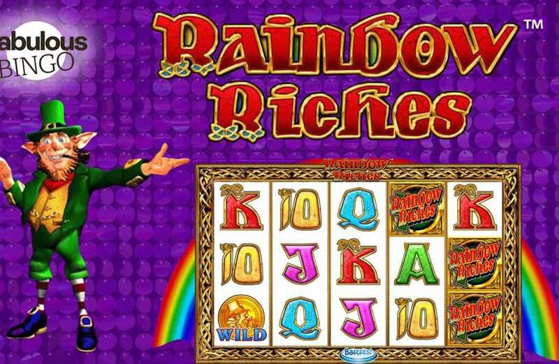 Play Rainbow Riches on Fabulous Bingo – can you trigger the bonus features?