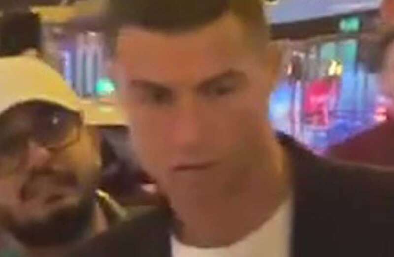 Fans mob Ronaldo as he drives his mega-rare £8.8m Bugatti Centodieci in Madrid