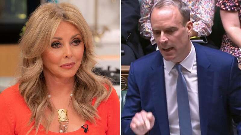 Carol Vorderman lashes out at Dominic Raab