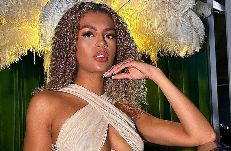 Love Island's Zara Lackenby-Brown shows off serious underboob in sexy halterneck