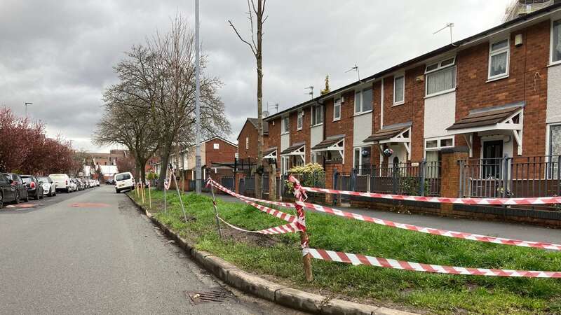 The spikes have been installed along the street (Image: MEN)