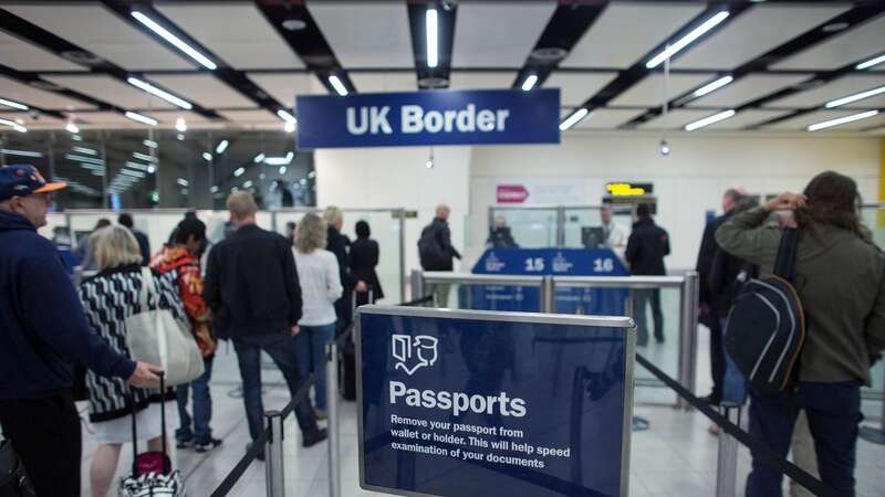 The passenger was arrested when the plane landed at Gatwick Airport (Image: Getty Images)