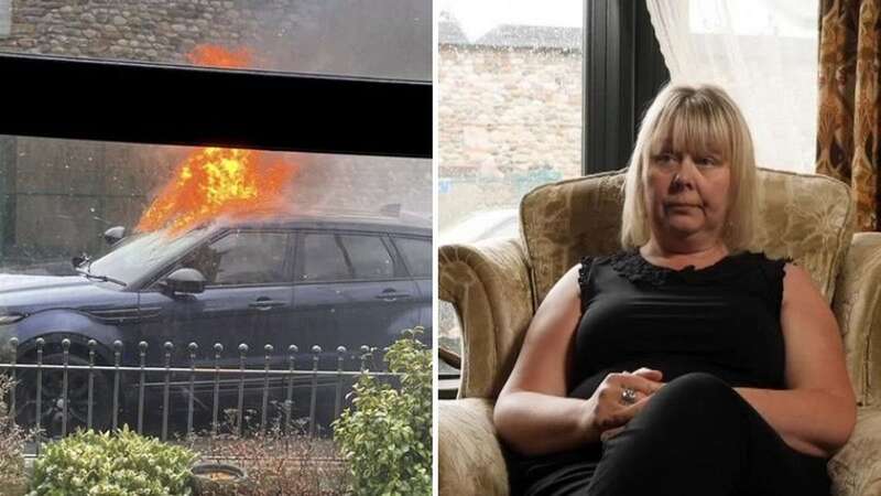 Allison Johnston said she had referred the matter to police after her car burst into flames