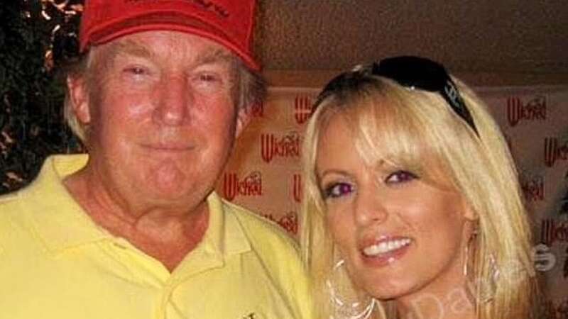 Donald Trump with former porn star Stormy Daniels (Image: Stormy Daniels/Myspace.com)