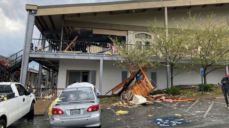 It has caused severe damage (Image: AP)