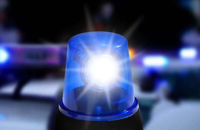 PC uses his blue light to pick up mates after night out