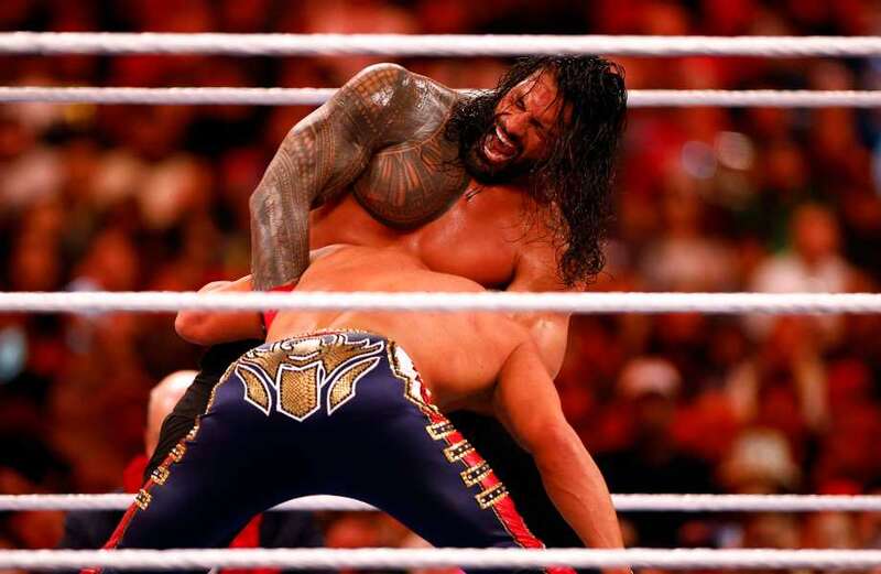 WrestleMania Night 2 results: Roman Reigns retains, Shane McMahon botches