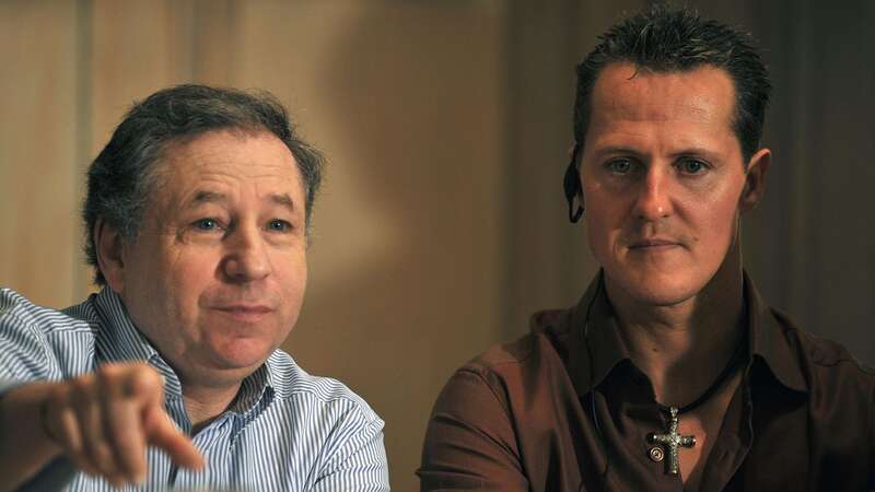 Michael Schumacher with former Ferrari team boss Jean Todt (Image: AFP via Getty Images)