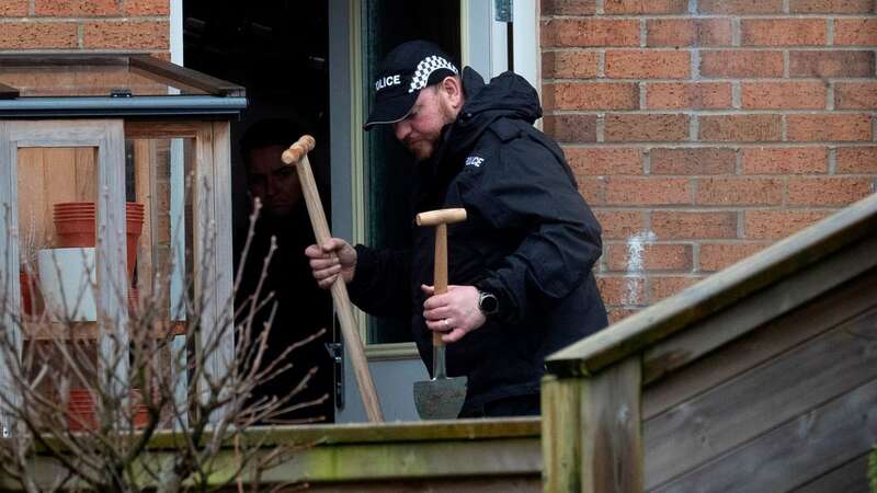 Police officers were seen in Nicola Sturgeon