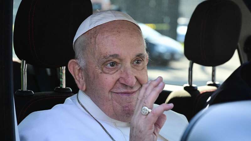 Pope Francis has pulled out of an huge Easter ritual after being hospitalised over health concerns (Image: AFP via Getty Images)