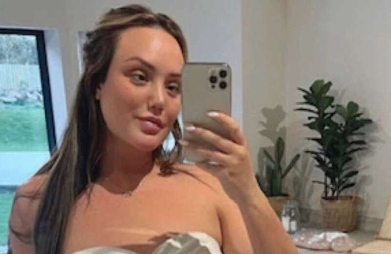 Charlotte Crosby looks amazing as she shows off figure in tight white suit