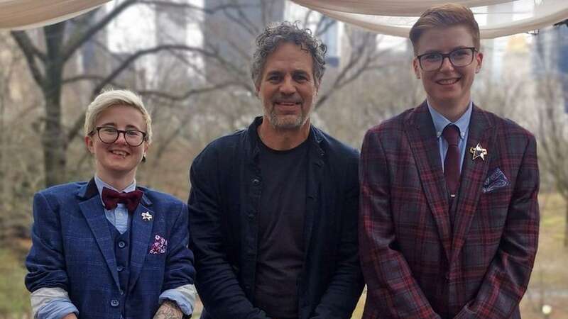 Hulk legend Mark Ruffalo leaves newly-weds speechless as he crashes ceremony