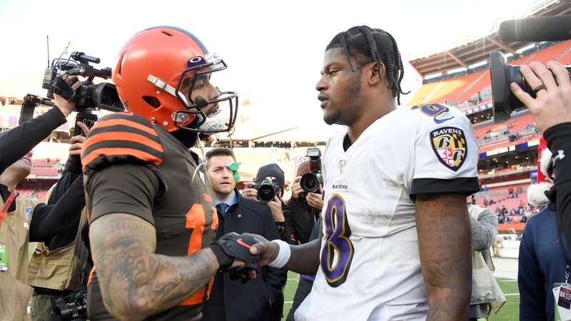 Lamar Jackson and Odell Beckham Jr could link-up next season (Image: Jason Miller/Getty Images)