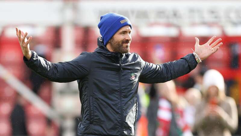 Ryan Reynolds asked Paul Mullin for his shirt after the game (Image: Getty Images)