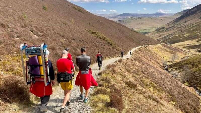 The Keswick Mountain Rescue Team had to intervene (Image: Keswick Mountain Rescue /LancsLive)