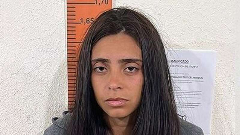 Aline Nascimento Santos eventually confessed to officers that she had killed her baby son (Image: Newsflash)