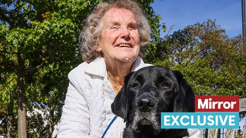 Jill and her faithful guide dog Jagger (Image: Phil Harris)