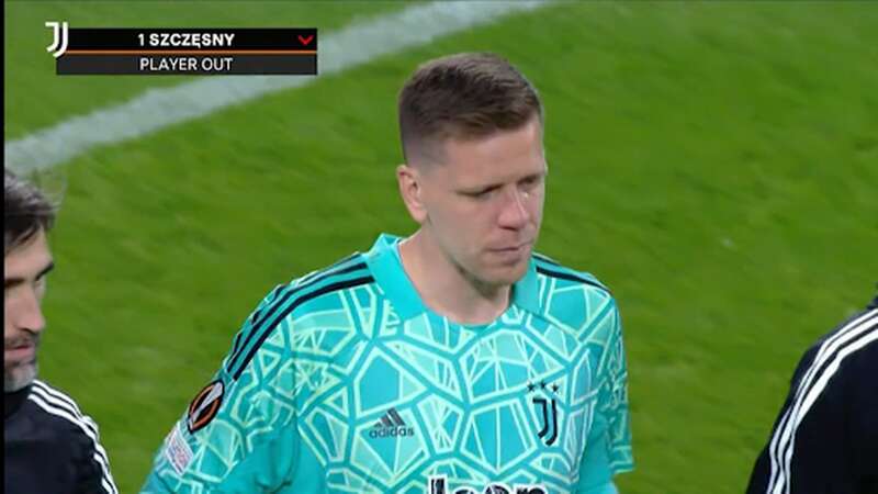 Wojciech Szczesny was forced out of Thursday night