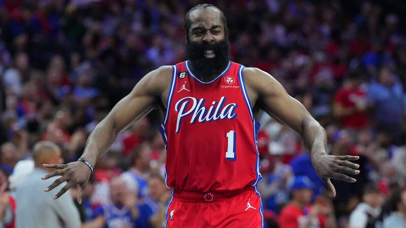 James Harden and the Philadelphia 76ers got their play-off campaign off to a perfect start on Saturday night against Brooklyn (Picture: Getty Images) (Image: Mitchell Leff/Getty Images)