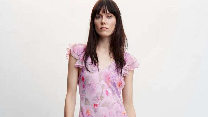 The Mango dress has been getting snapped up fast online (Image: Mango)