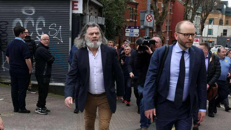 A grizzled Gerry Hutch walked free from court today (Image: PA)