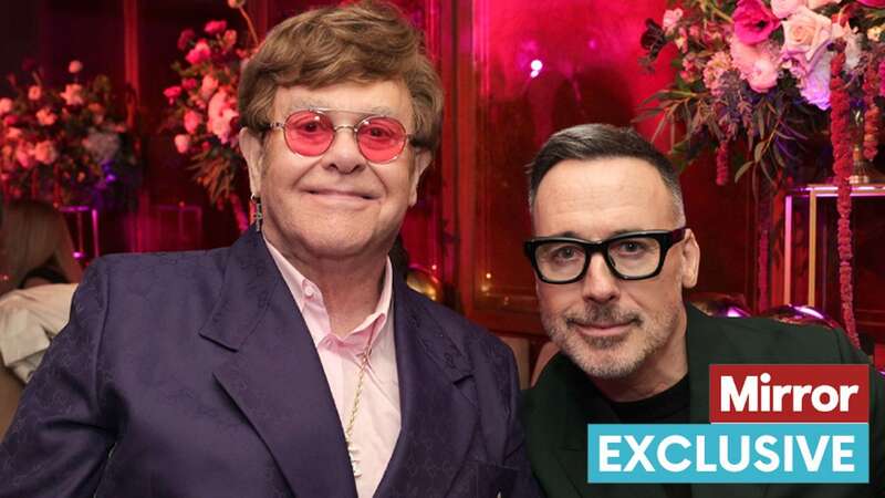 Elton with his husband David Furnish (Image: Getty Images for CAA)