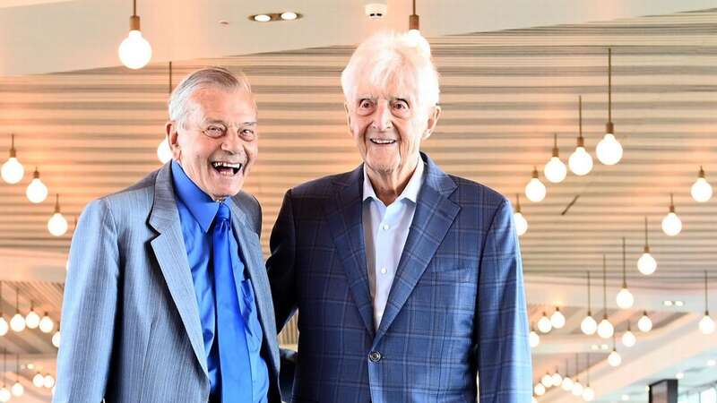 Michael Parkinson rare public appearance to celebrate legendary pal