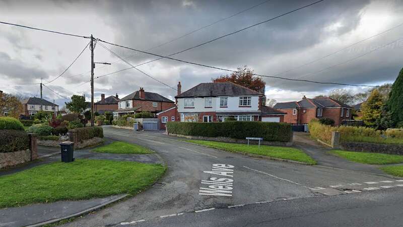 The bull was seen charging at people in Wells Avenue in Haslington, Cheshire