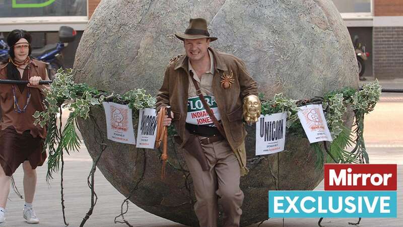 Lloyd Scott as Indiana Jones (Image: PA)