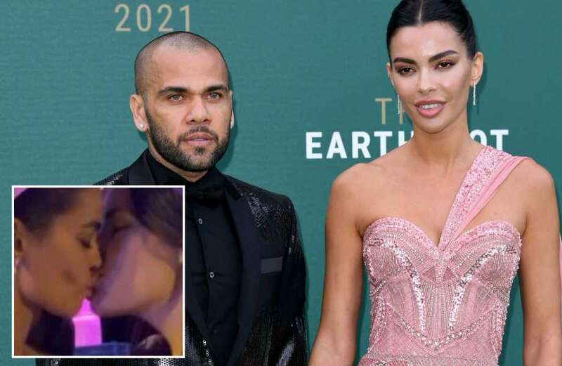 Dani Alves' estranged wife shares kiss with female pal after 'demanding divorce'