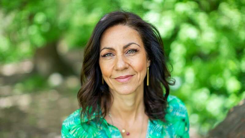 Radio and television presenter Julia Bradbury photographed in Holland Park, London (Image: Daily Express)