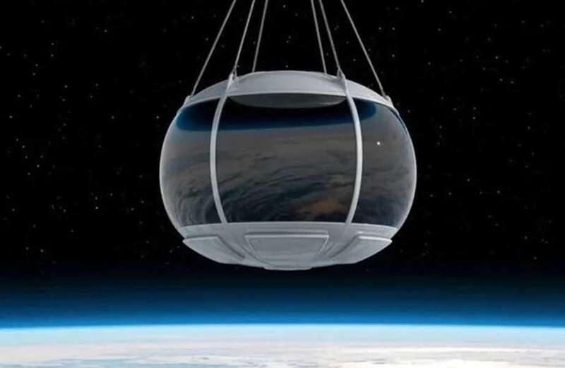 Inside stunning space balloon restaurant where astro-guests dine at 82,000ft