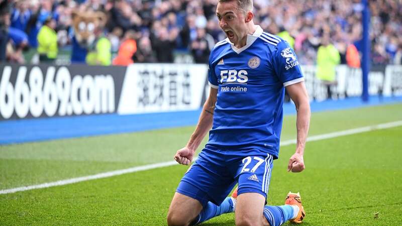 Timothy Castagne of Leicester City celebrates his winner