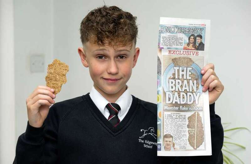 I've found the new ‘world’s biggest bran flake’ in my breakfast