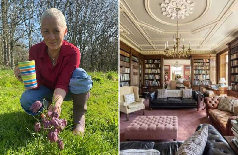 Inside Sarah Beeny’s incredible home library with secret booze panel